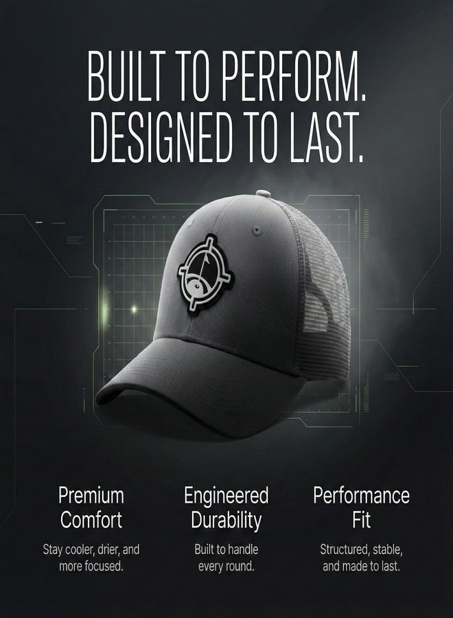 Aiming Fluid Golf Premium Golf I Gym I Boat I Hiking I Tennis I Bike Hat - TourDry Sweat System, Odor-Resistant Sweatband, Moisture-Wicking Liner, Structured 6-Panel Design, One Size Fits All- Dark Blue - Image 5